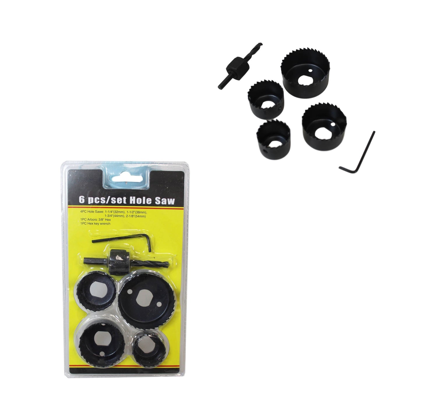Hole Saw Cutter Set of 6 6556
