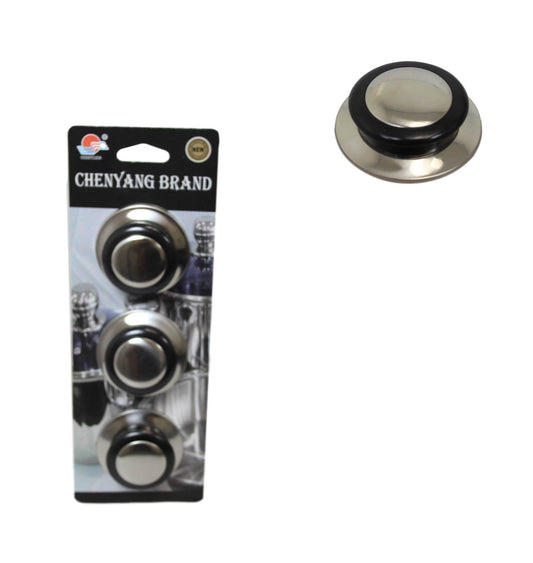 Metal Pan Lid Replacement Knobs, Pack Of 3