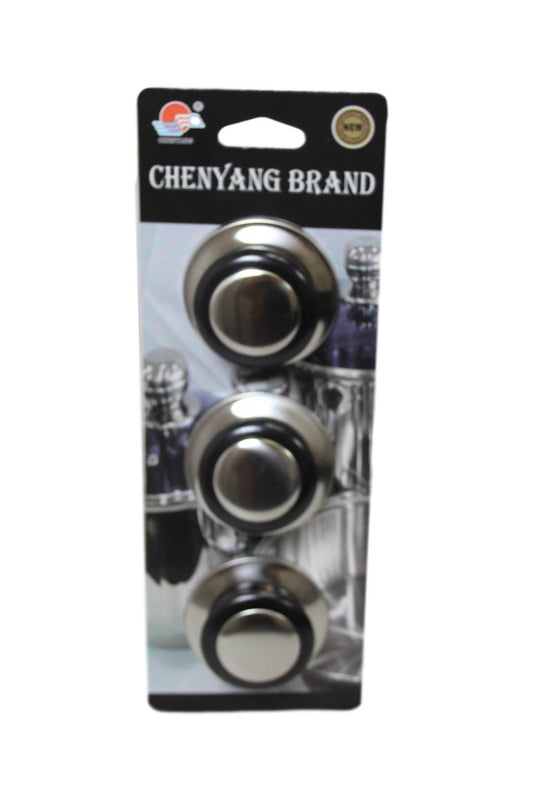 Metal Pan Lid Replacement Knobs Pack of 3 6561 A
