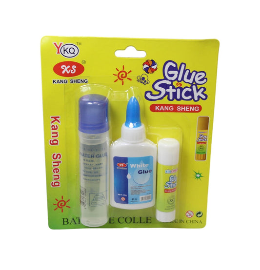 Glue Stick Pack Homeschool Art and Crafts 3 Pack Liquid and Stick Glue 6567