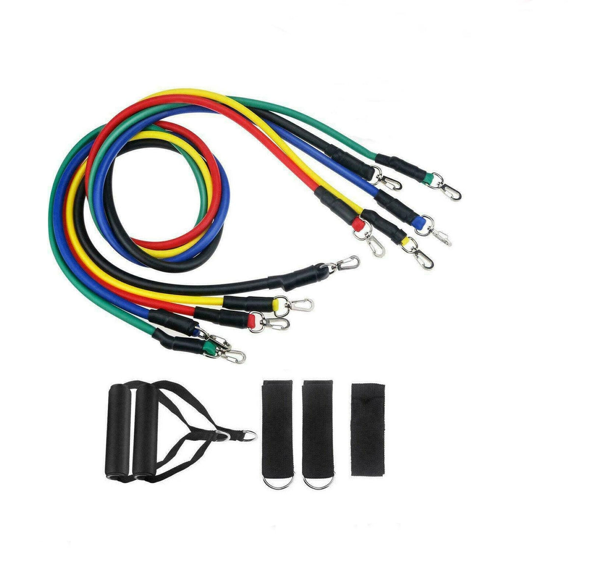 Resistance E x ercise Bands Workout Yoga Fitness Crossfit Training Home 6571A W25