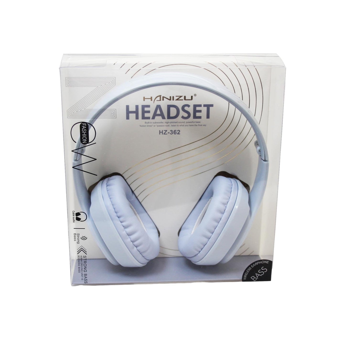 Hanizu 4D Stereo High Quality Sound Strong Bass Cable Audio Headphones 6584