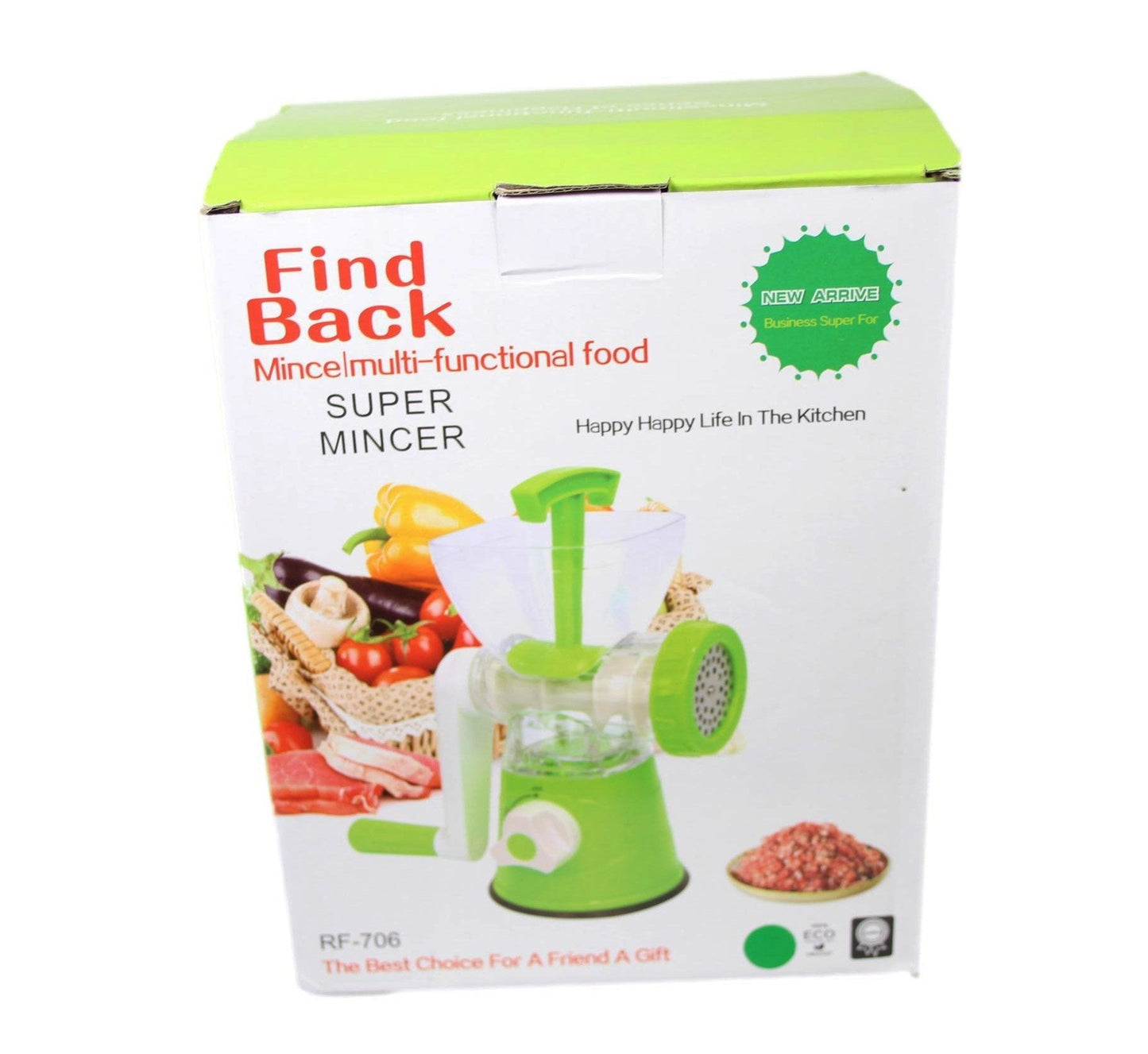 Multi-Functional Food Super Mincer Green 588g 25x10.5cm 6169 / 6619