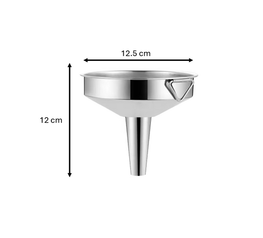 Metal Funnel with Hanging Hook 12 cm Assorted Designs 6616 A