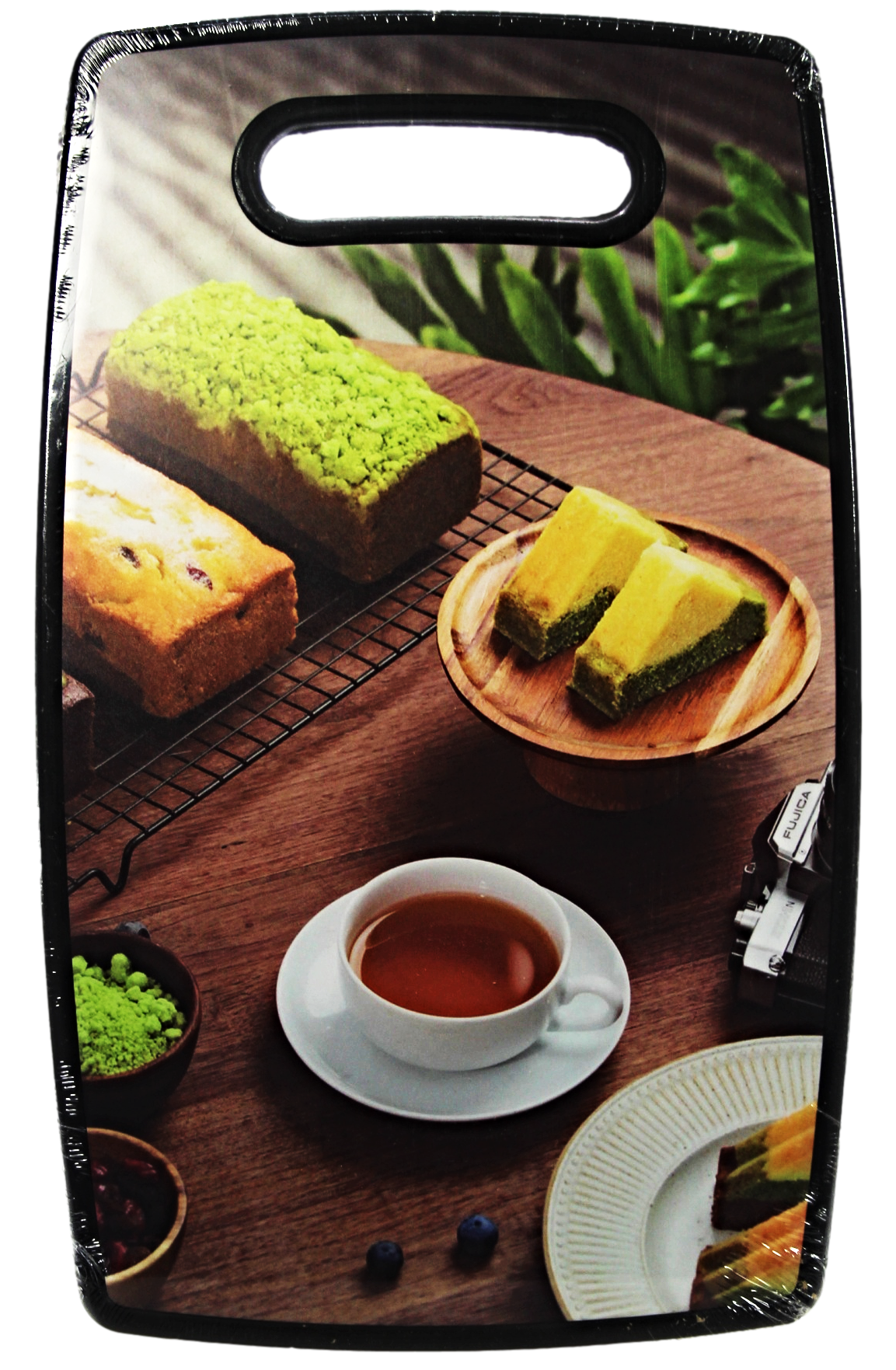 Plastic Kitchen Chopping Board With Printed Design 22.5 X 35.5 X 1.1 Cm Assorted Designs