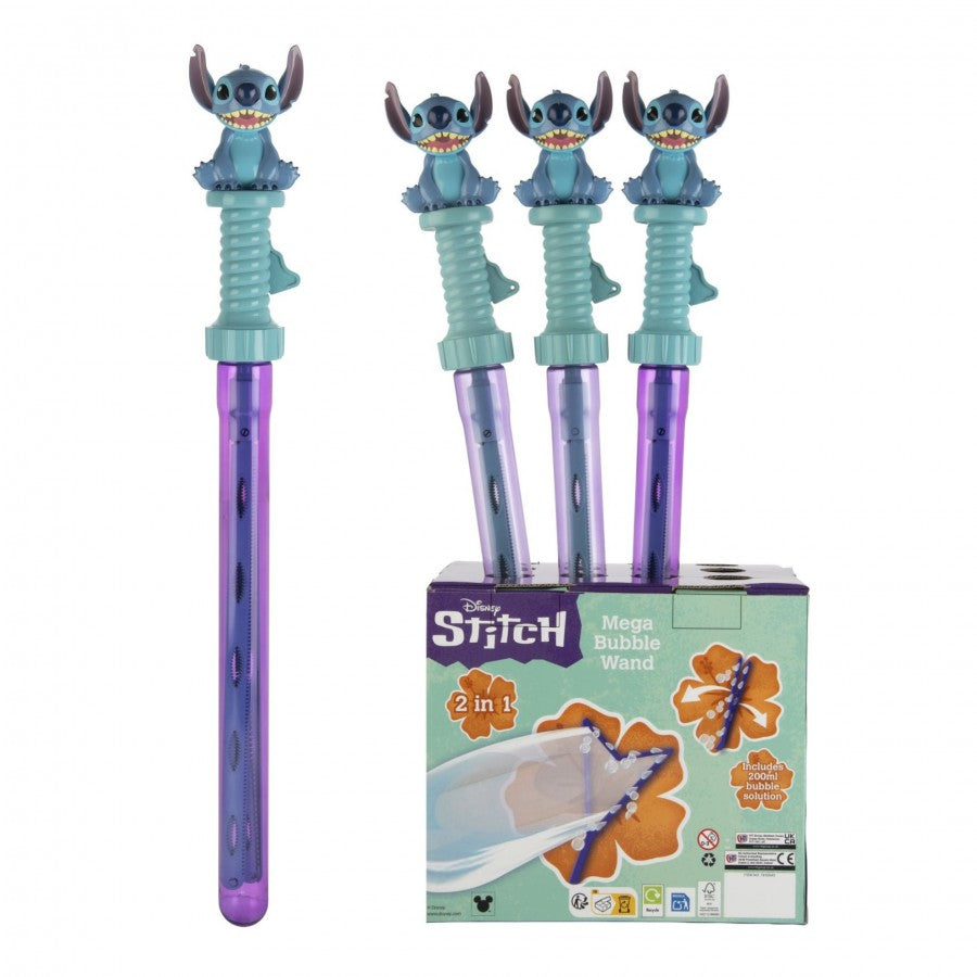 Stitch 2 In 1 Mega Bubble Wand