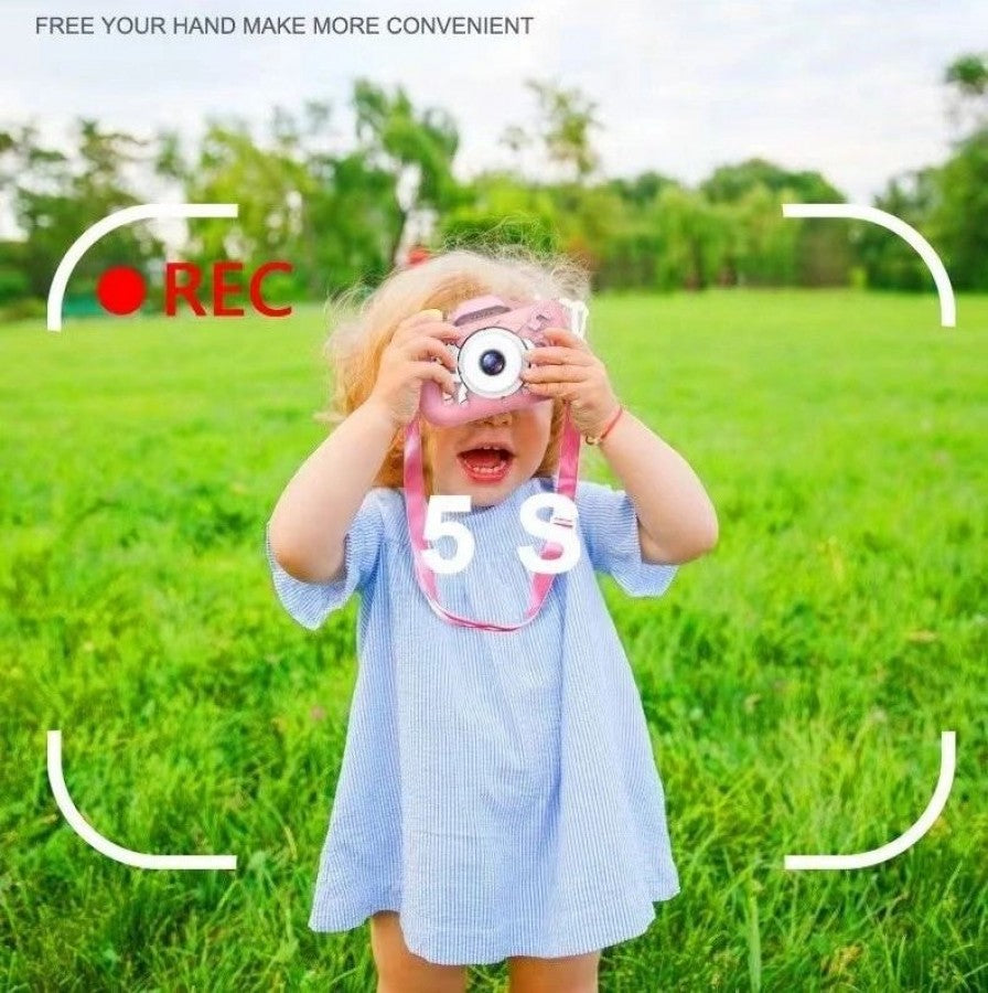 Unicorn Design Camera With 1Gb Storage &Amp; Straps (2 Colours)