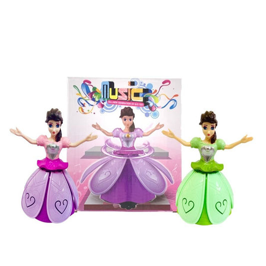 Spinning Princess Angel Girl Doll Music Spin Bump And Dance