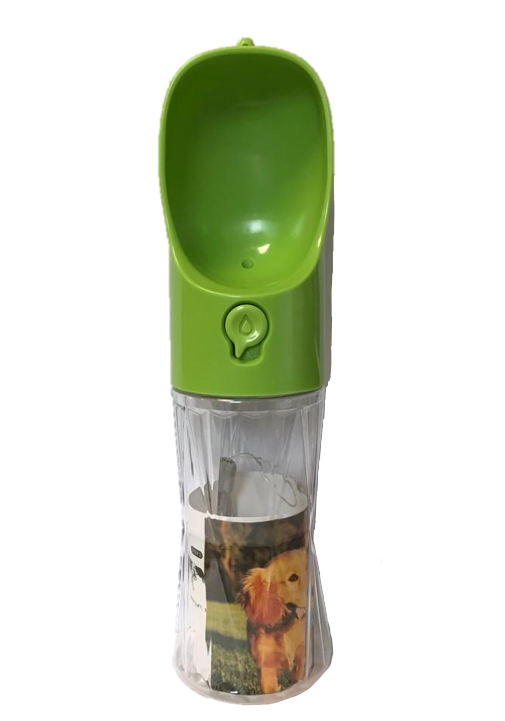 Pet Dog Travel Water Bottle 380 ml Assorted Colours 6702