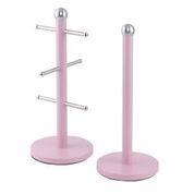 Dainty Kitchen Roll Holder & Mug Tree Apple Blossom Pink 2705 / 6737 A