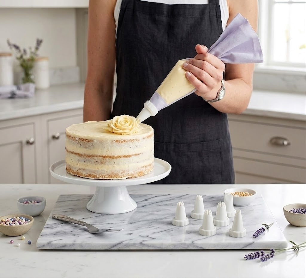 Standard Icing Bag With 7 Nozzles Set