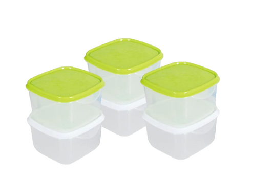 Mini Square Food Storage Containers 80 ml Pack of 6 6828