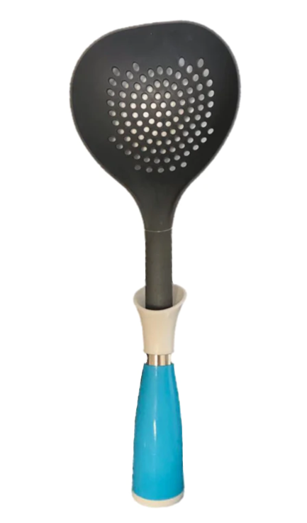 Plastic Kitchen Draining Sieve Spoon 33 cm Assorted Colours 6842