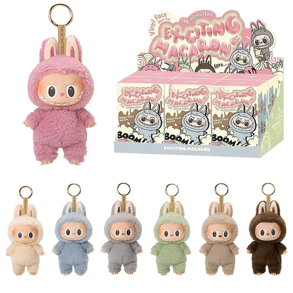 Labubu THE MONSTERS Pink DaDa PopMart Style Keyring Keychain Stuffed Plush Toy Doll 17cm VIRAL