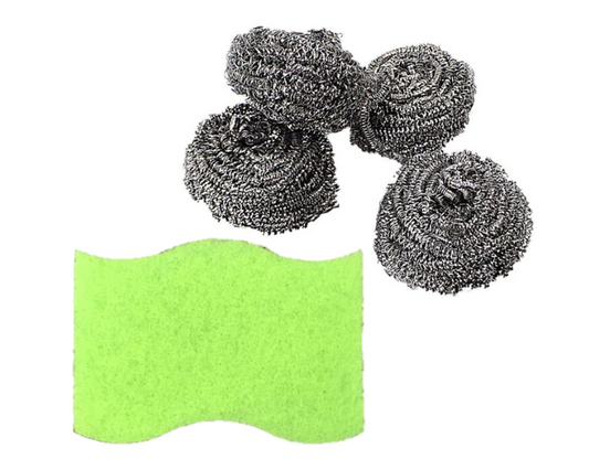 Kitchen Sponge and Scourers Pack of 5 6857