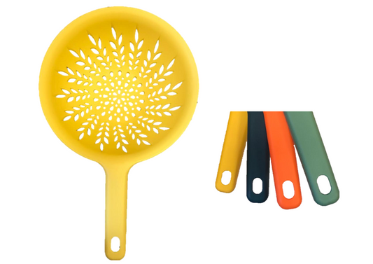 Plastic Colander with Handle 21 x 9 cm Assorted Colours 6860