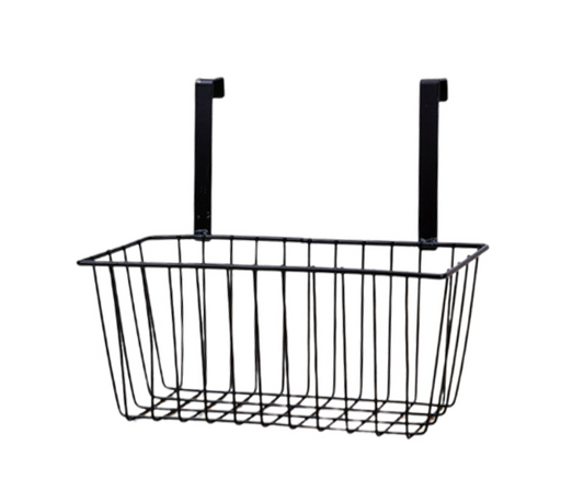 Metal Wire Hanging Storage Basket 28 x 12.5 x 12 cm Assorted Colours 6869
