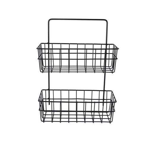 Metal Kitchen Bathroom Rack 33 x 20.5 x 8.5 cm Assorted Colours 6871