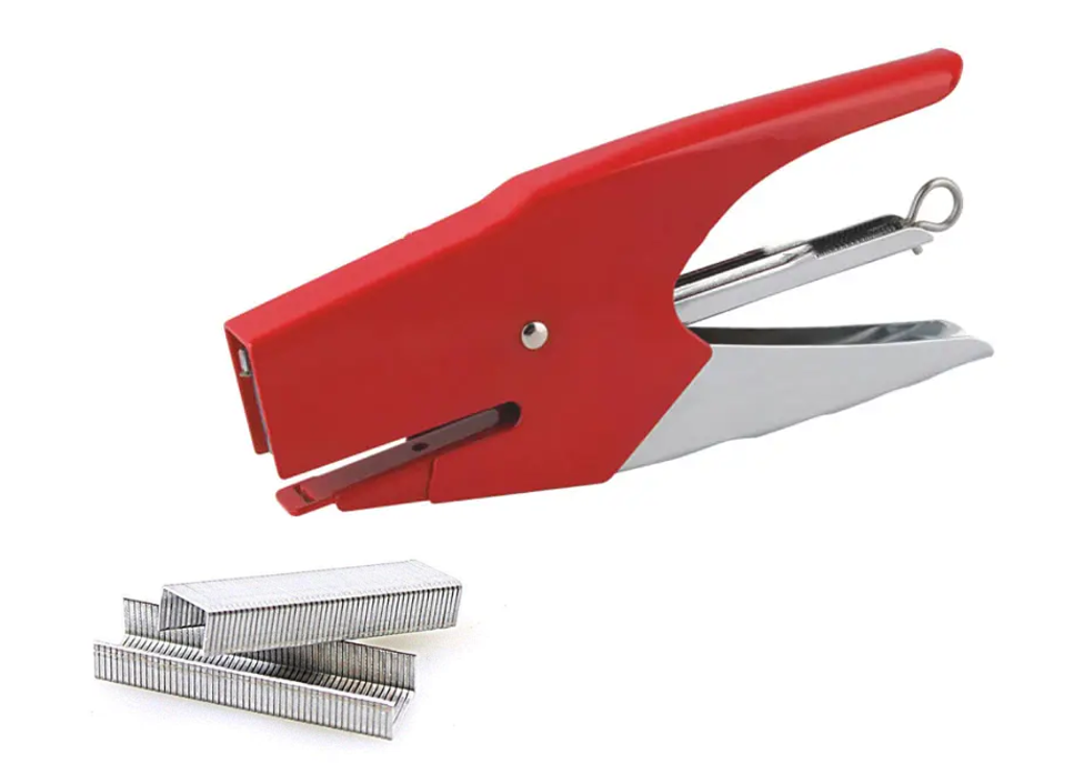 Stationery Metal Stapler with Staples No.4/6 16 cm Assorted Colours 6888