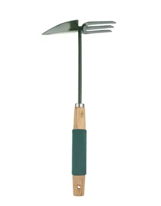 Green Metal Garden Shovel and Rake 30 x 15 cm 6914