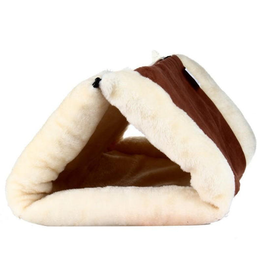 Pet Cat Soft Kitty Shack 2 In 1 Tunnel Bed and Mat 5120 A