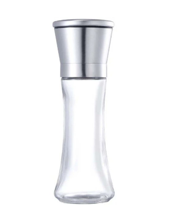 Salt Pepper Spice Grinder Glass Bottle 19 x 6 cm 6957