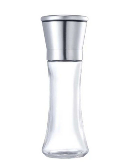 Salt Pepper Spice Grinder Glass Bottle 19 x 6 cm 6957