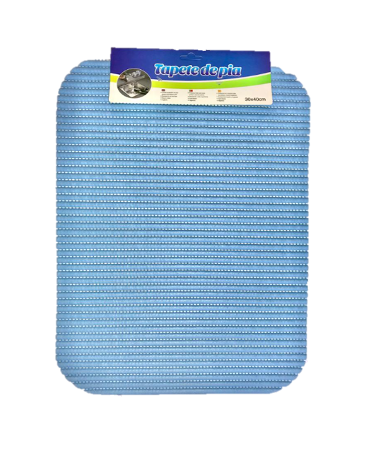 Rectangular Soft Ant-Slip Sink Mat 30 x 40 cm Assorted Colours 6994