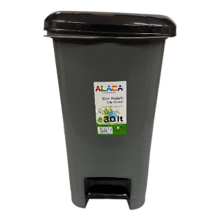 40 Lt Slim Waste Bin With Pedal