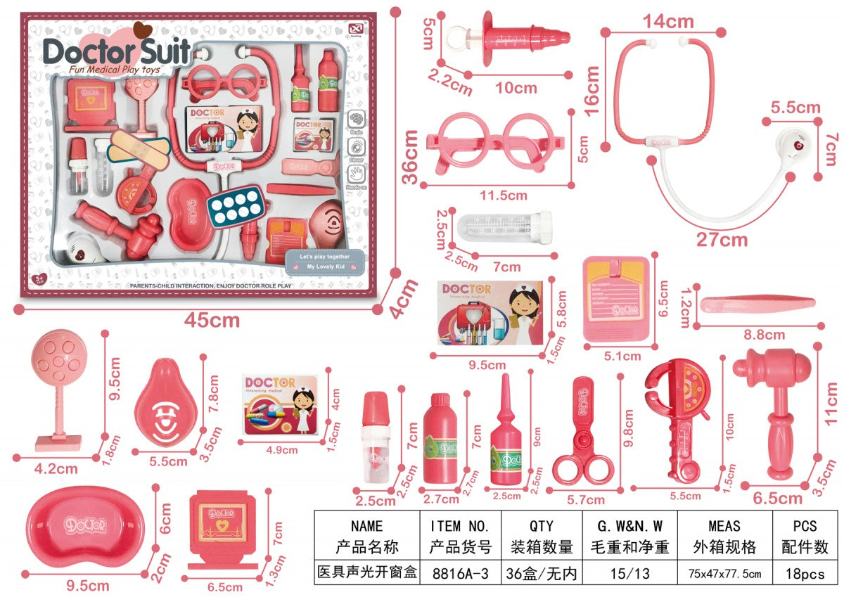 Junior Kids Doctor Set Toy