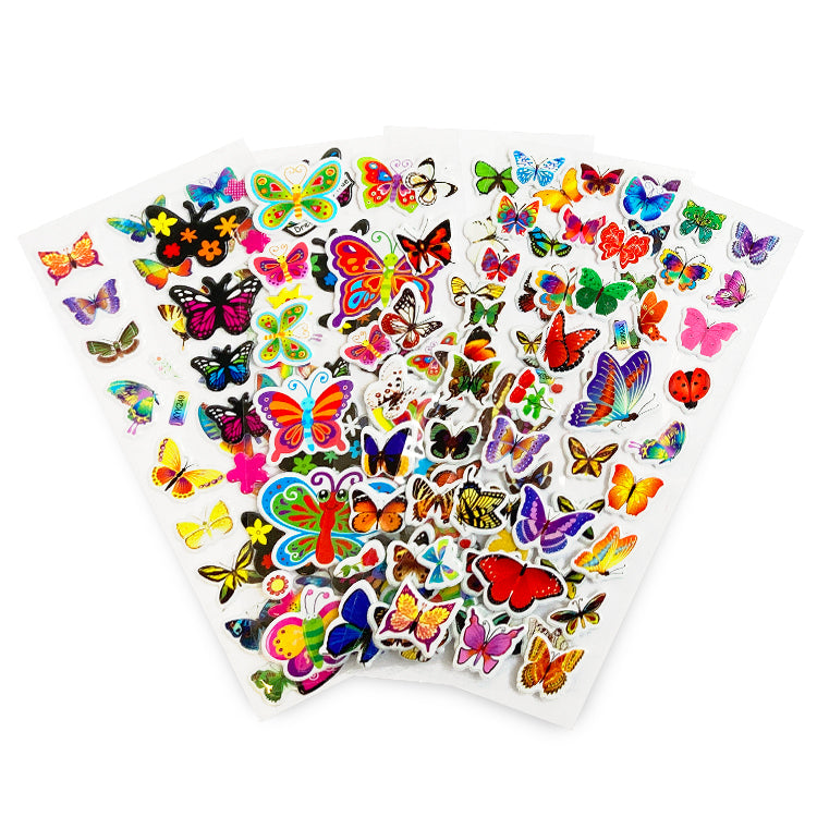 Mini Fluttery Butterflies Sticker Mix ( 6 Sheets )