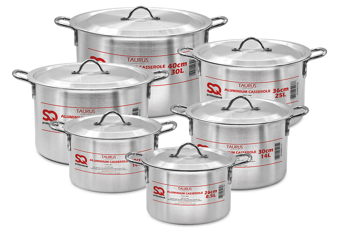 SQ Professional Galaxis Taurus Casserole Set of 6 28 - 41 cm 4883