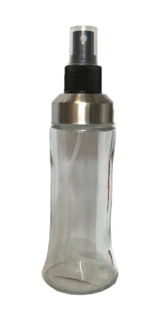Clear Glass Kitchen Spray Bottle 19 x 5.5 cm 170 ml 7018