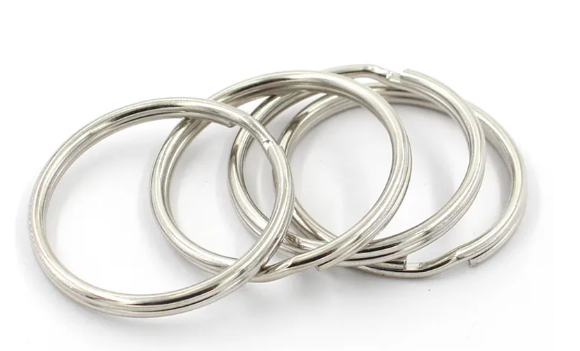 Metal Keyrings 2 cm Pack of 12 7094