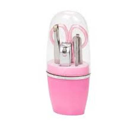 Mini Nail Manicure Set 5 Pieces 12 cm Assorted Beauty Tools Assorted Colours 7136