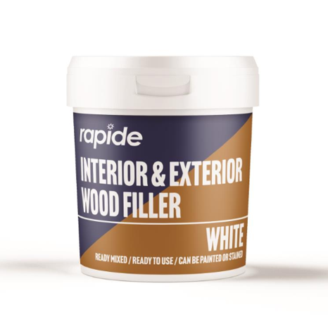 Rapide Interior & Exterior White Wood Filler 470G