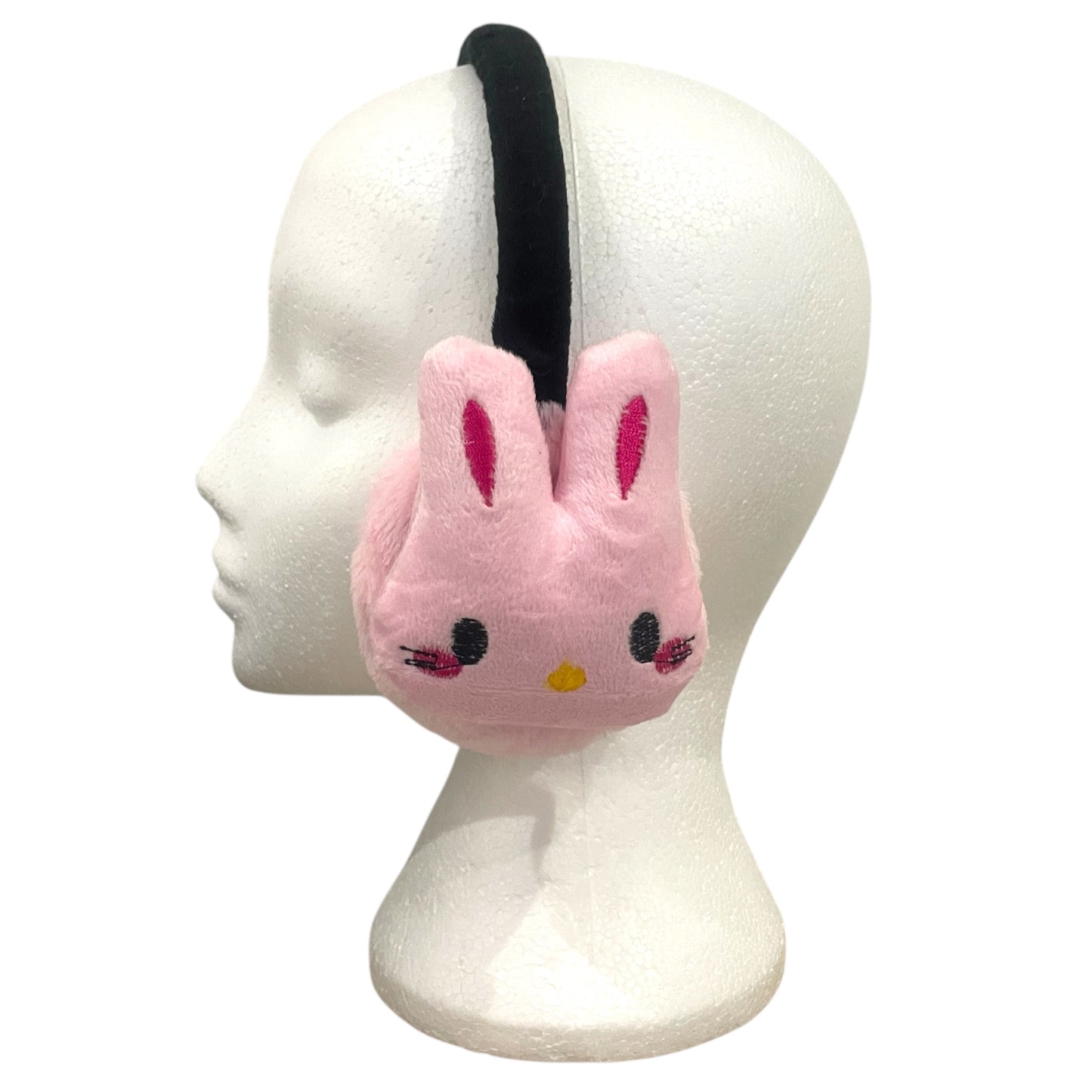 Kids Cute Fluffy Thermal EarMuffs Easter - Pink Bunny