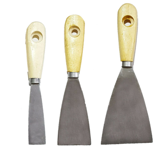 Putty Knife Scraper Set of 3 Assorted Sizes 7160