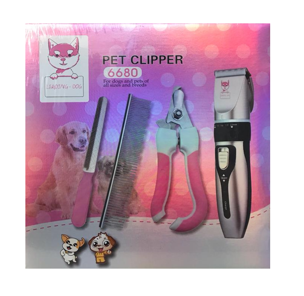 Pet Dog Grooming Clipper Set of 4 7190