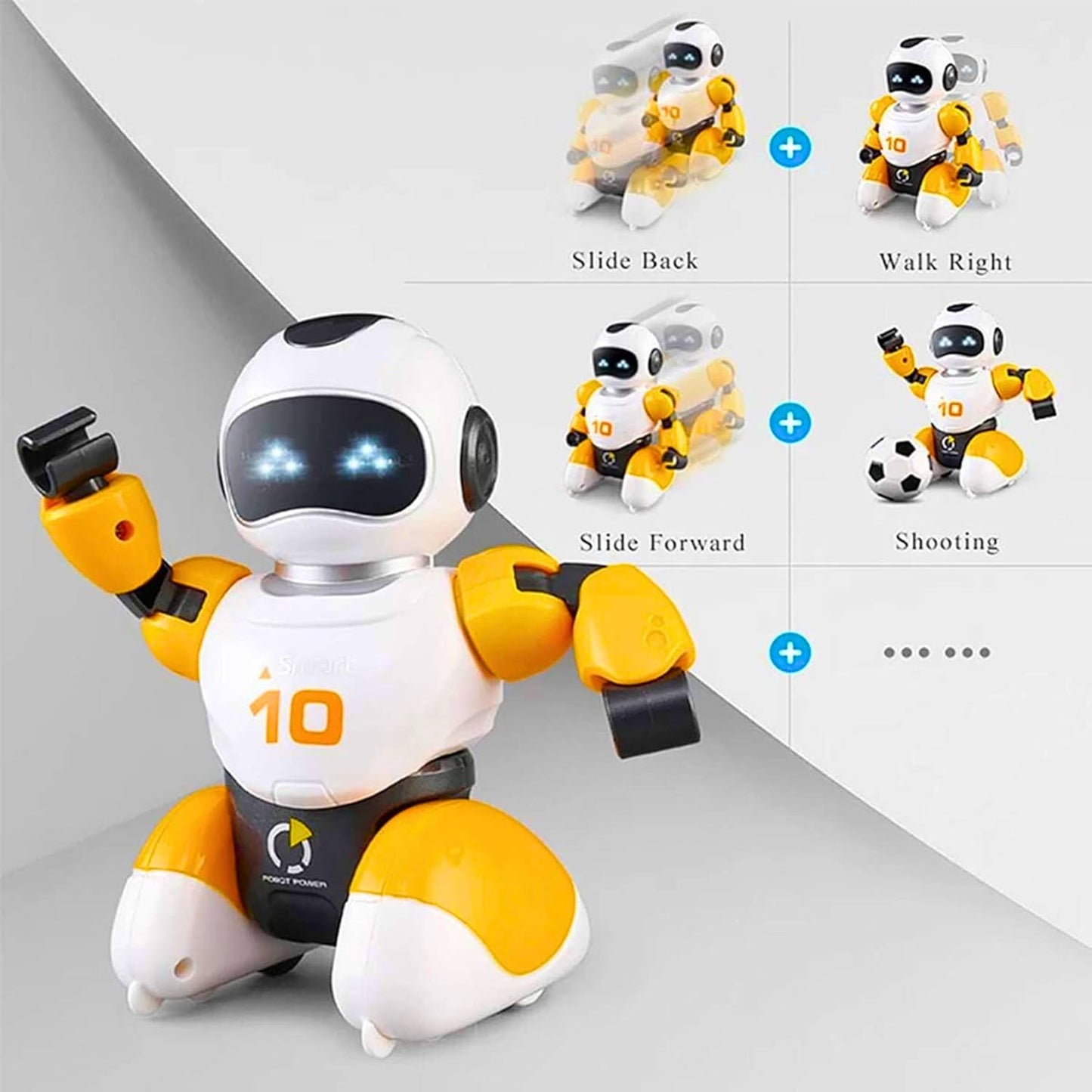Remote Control Twin Pack Robot Soccer Game USB Rechargeable