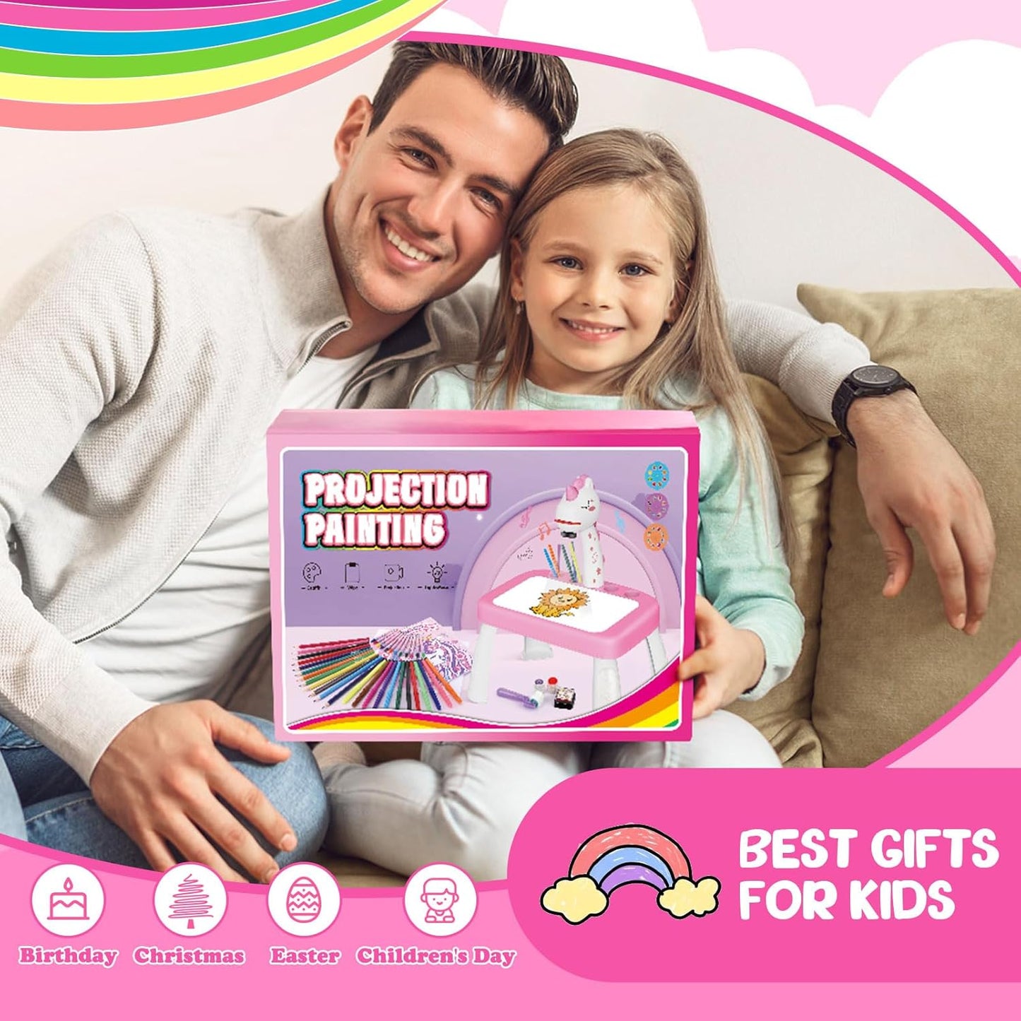 Unicorn Project Painting Kids Mini Table