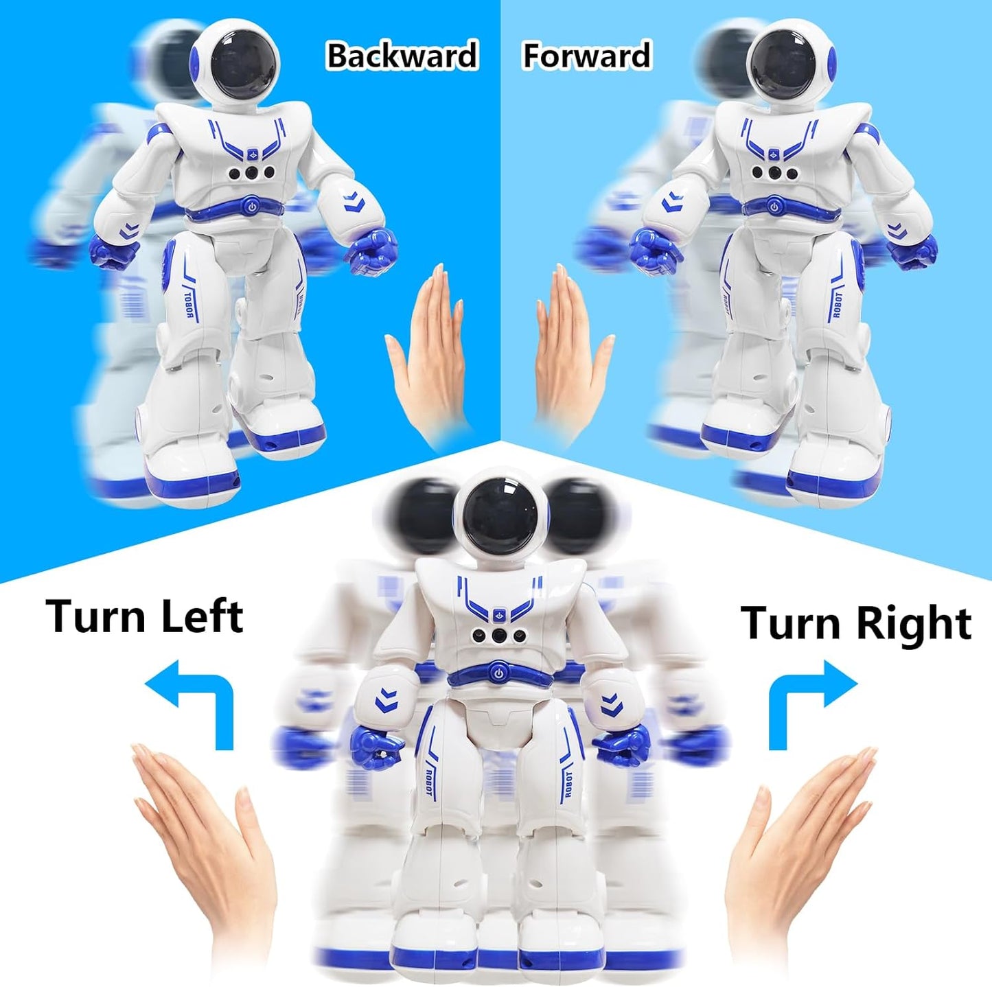 Remote Control Interactive President Robot With Infrared Controller Toys,Programmable,Singing, Moonwalking and LED Eyes