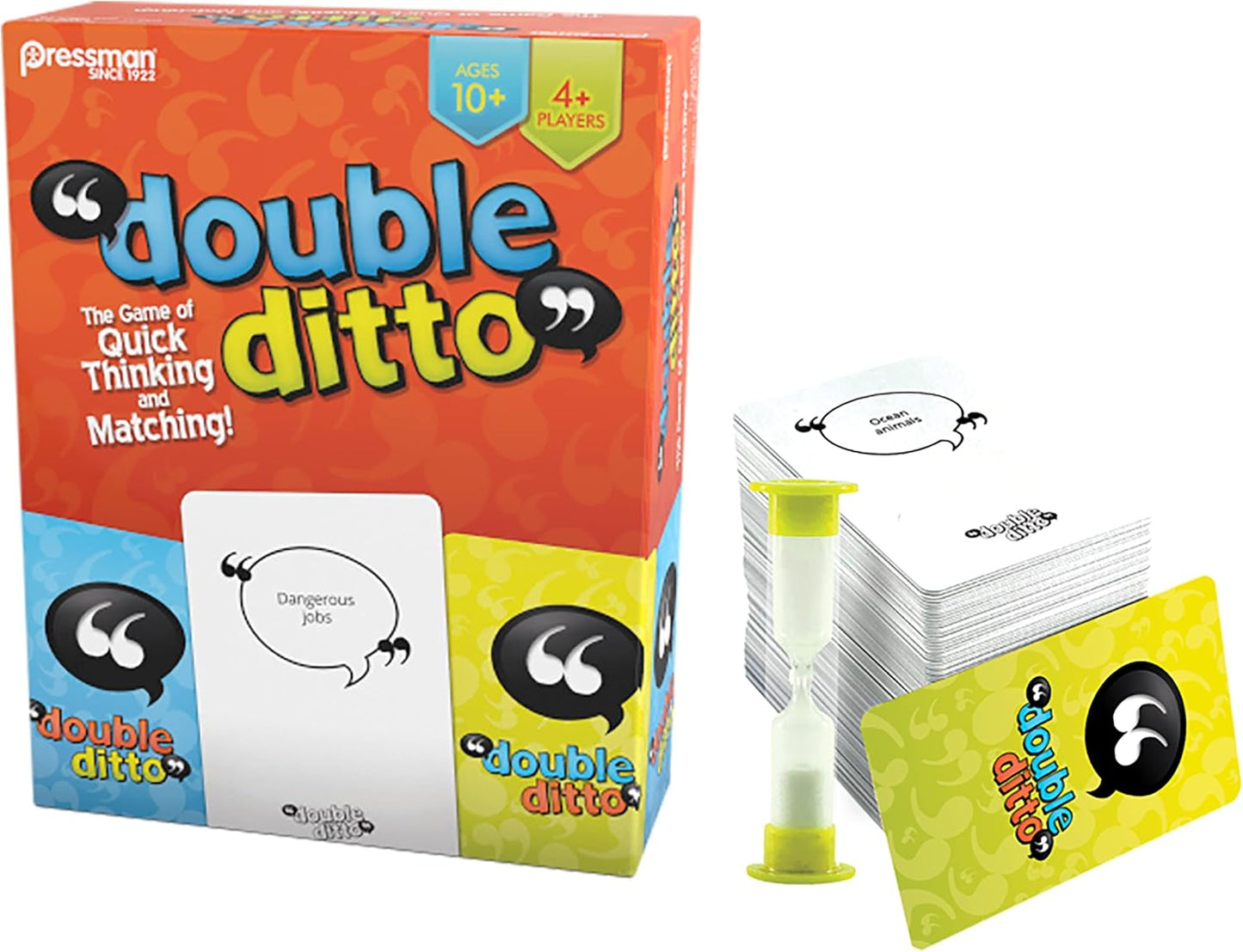 Double Ditto - Fun Family Fast-Paced Think & Match Board & Card Game