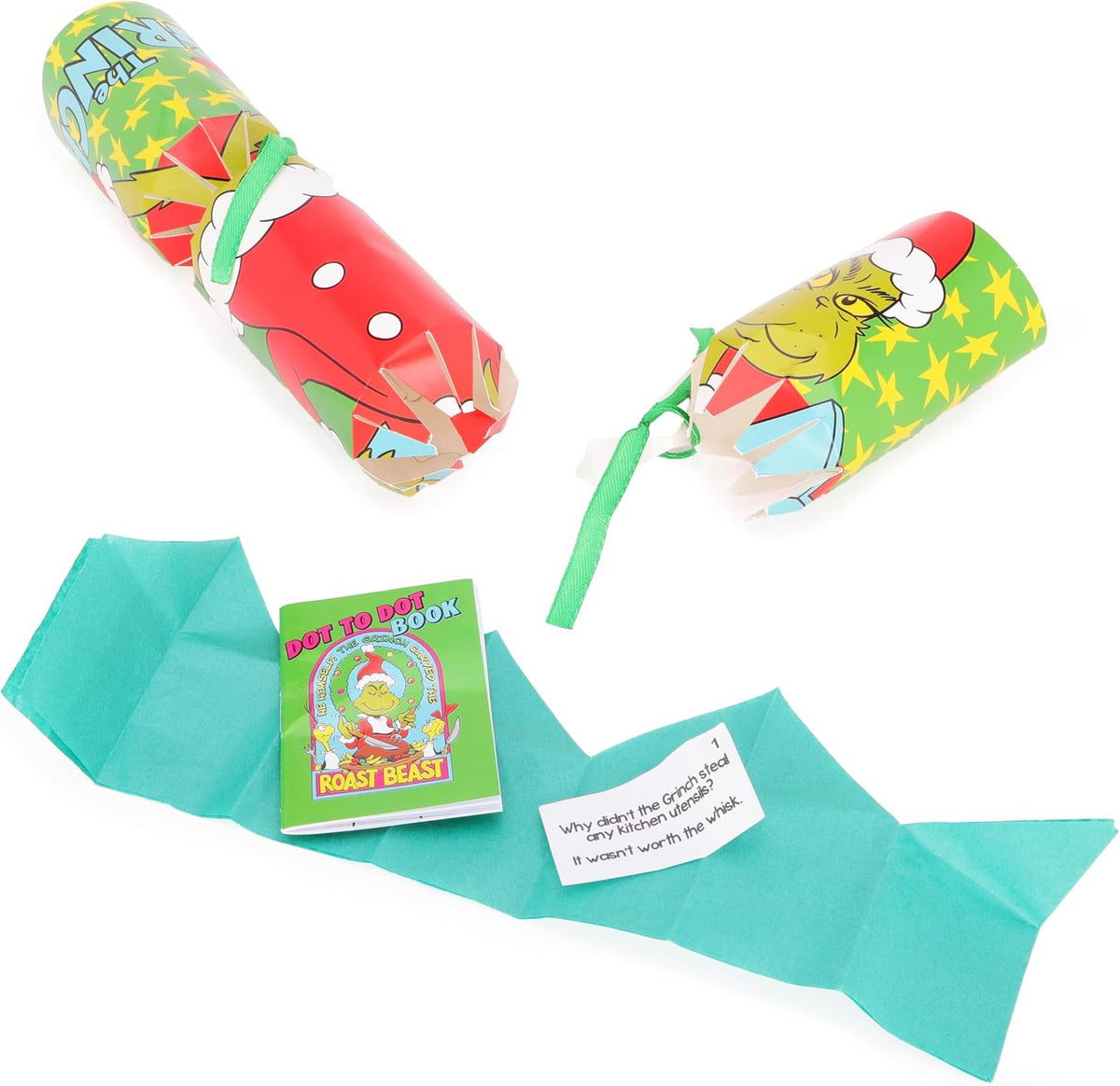 The Grinch Christmas Crackers 12" - 6 Pack