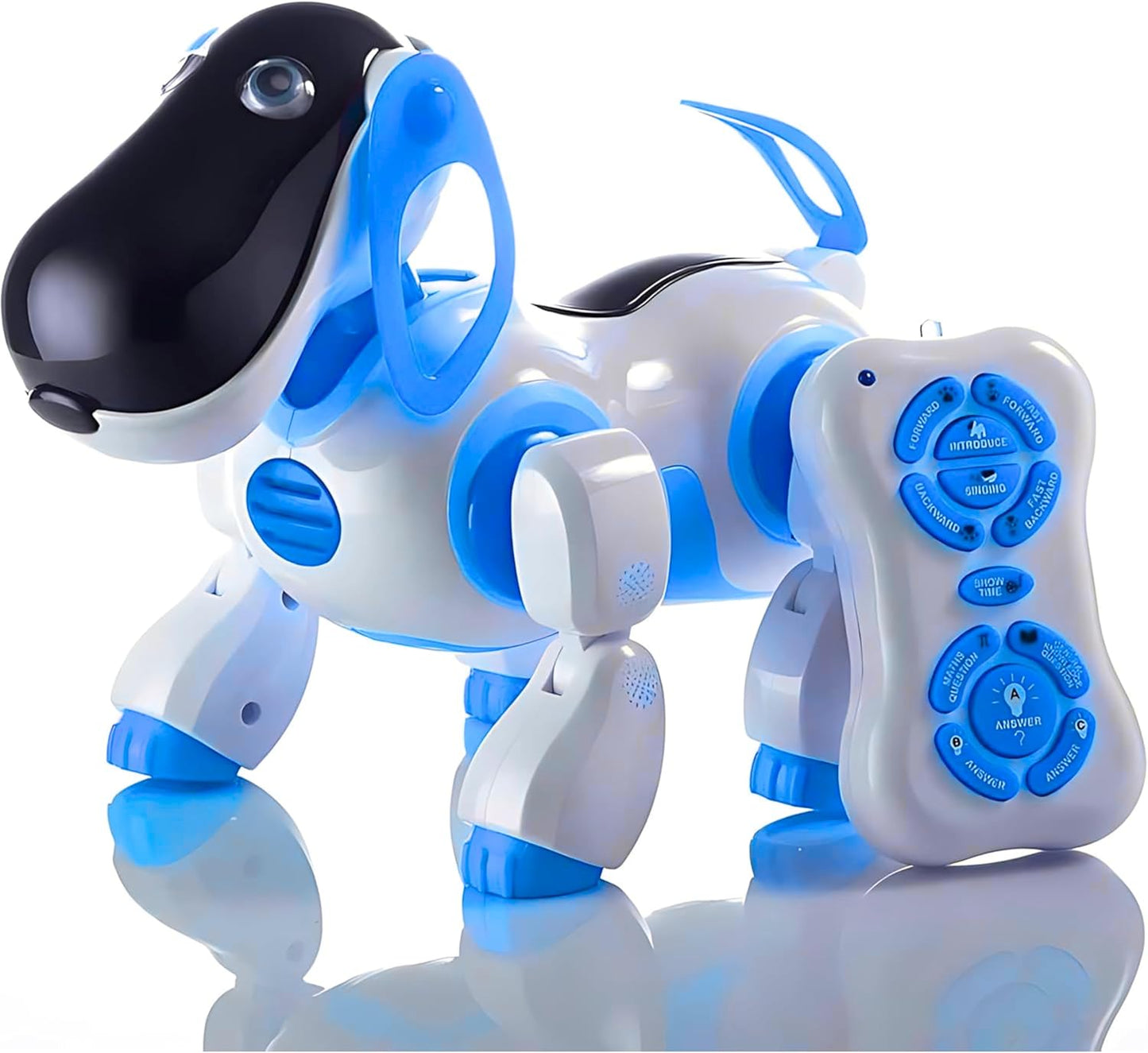 Robotic Remote Control Robot Dog Toy Remote Control Dog Interactive Remote Control Robot Dog Talking Move Barks Toy Pet Puppy For Kids