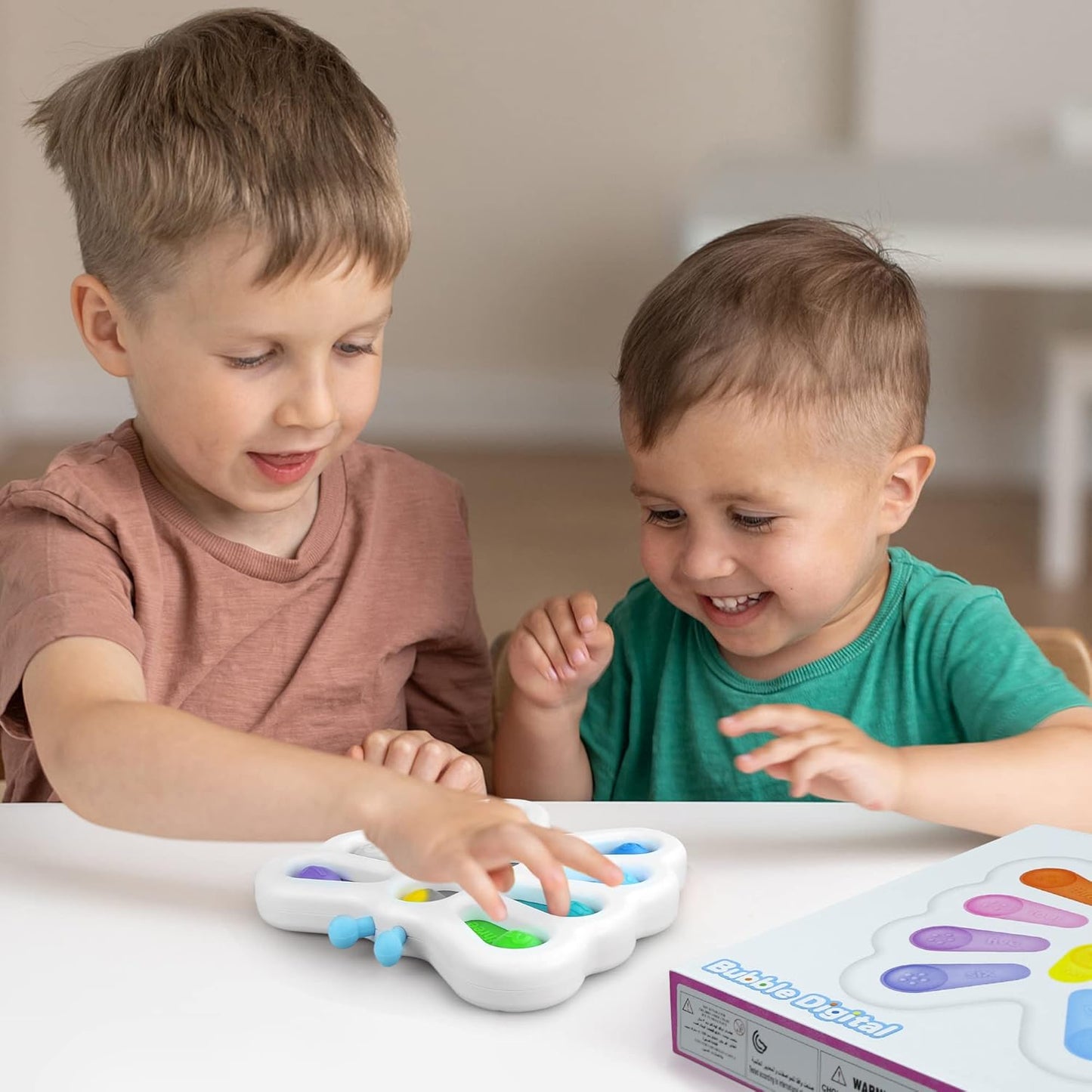 Butterfly Shape Plastic Poppit Pop Push Fidget Sensory Toy