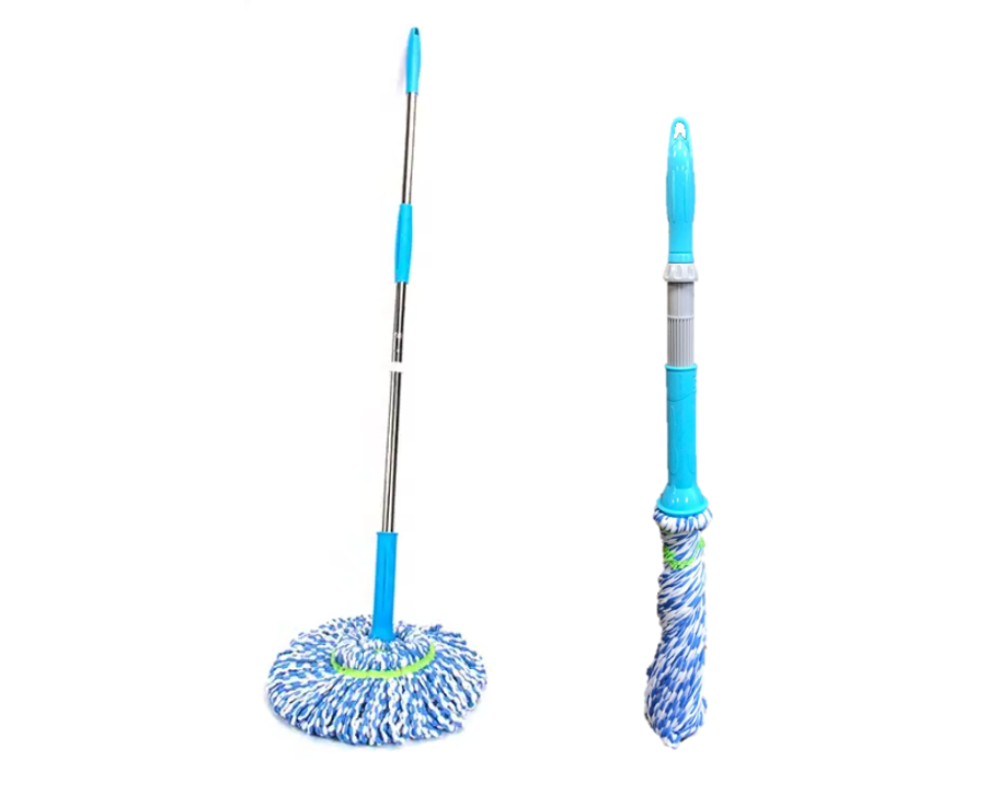 Extendable Microfibre Cleaning Twist Floor Mop 80 / 130 cm Assorted Colours 7206