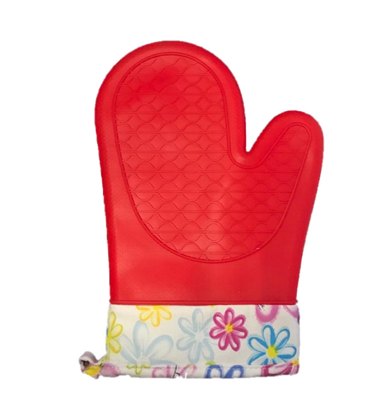 Baking Cooking Silicone Oven Glove One Size 27 x 16 cm Assorted Colours 7207
