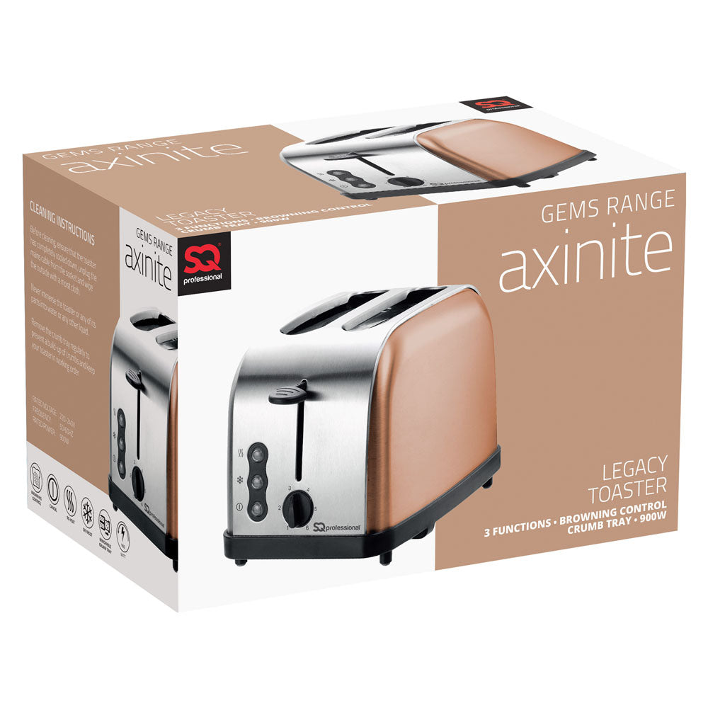 SQ Professional Gems Legacy 2 Slice Toaster 900W Axinite P97111 / 7209 A
