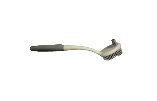 Plastic Silicone Two Sided Cleaning Dish Washing Scrubbing Brush 27 cm 7257